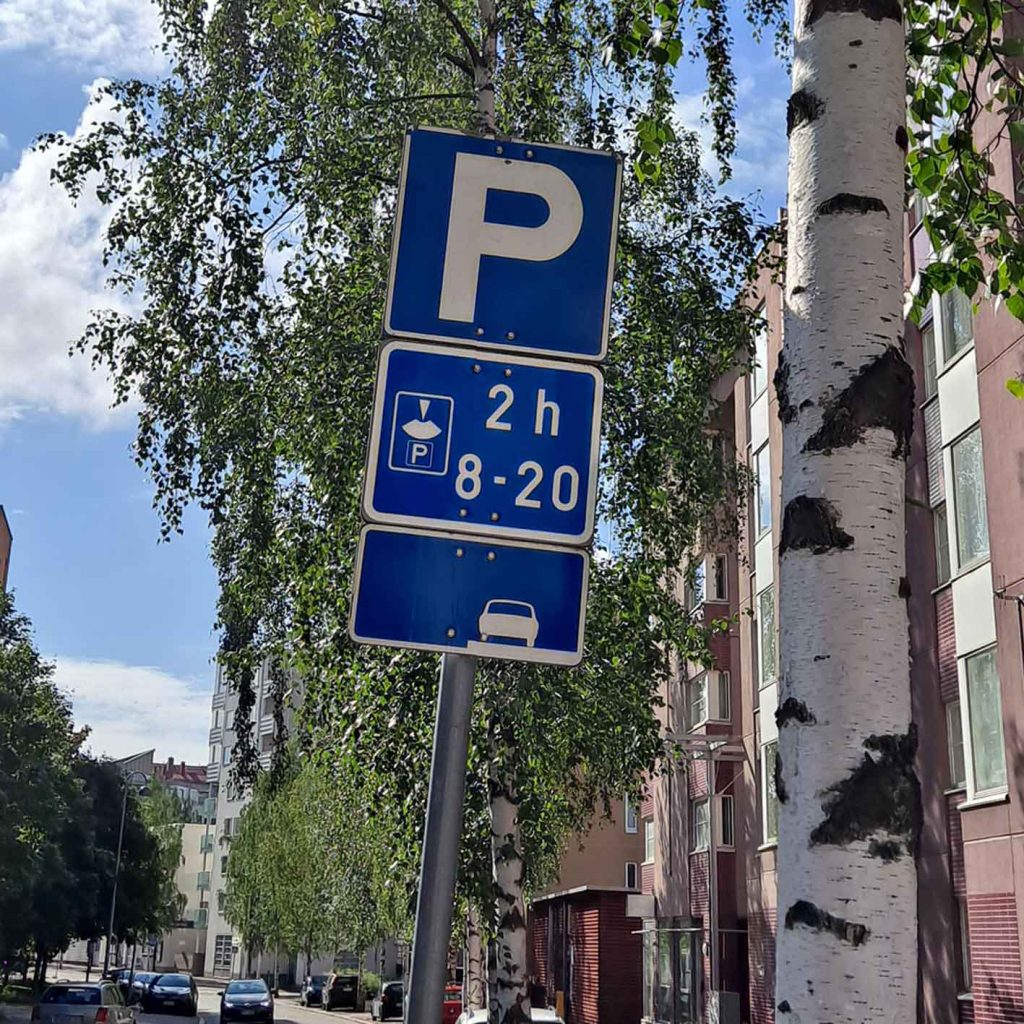 Ilmainen pysäköinti 2 H